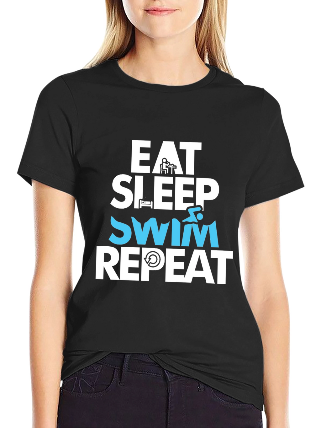 Eat Sleep Swim Repeat T-Shirt