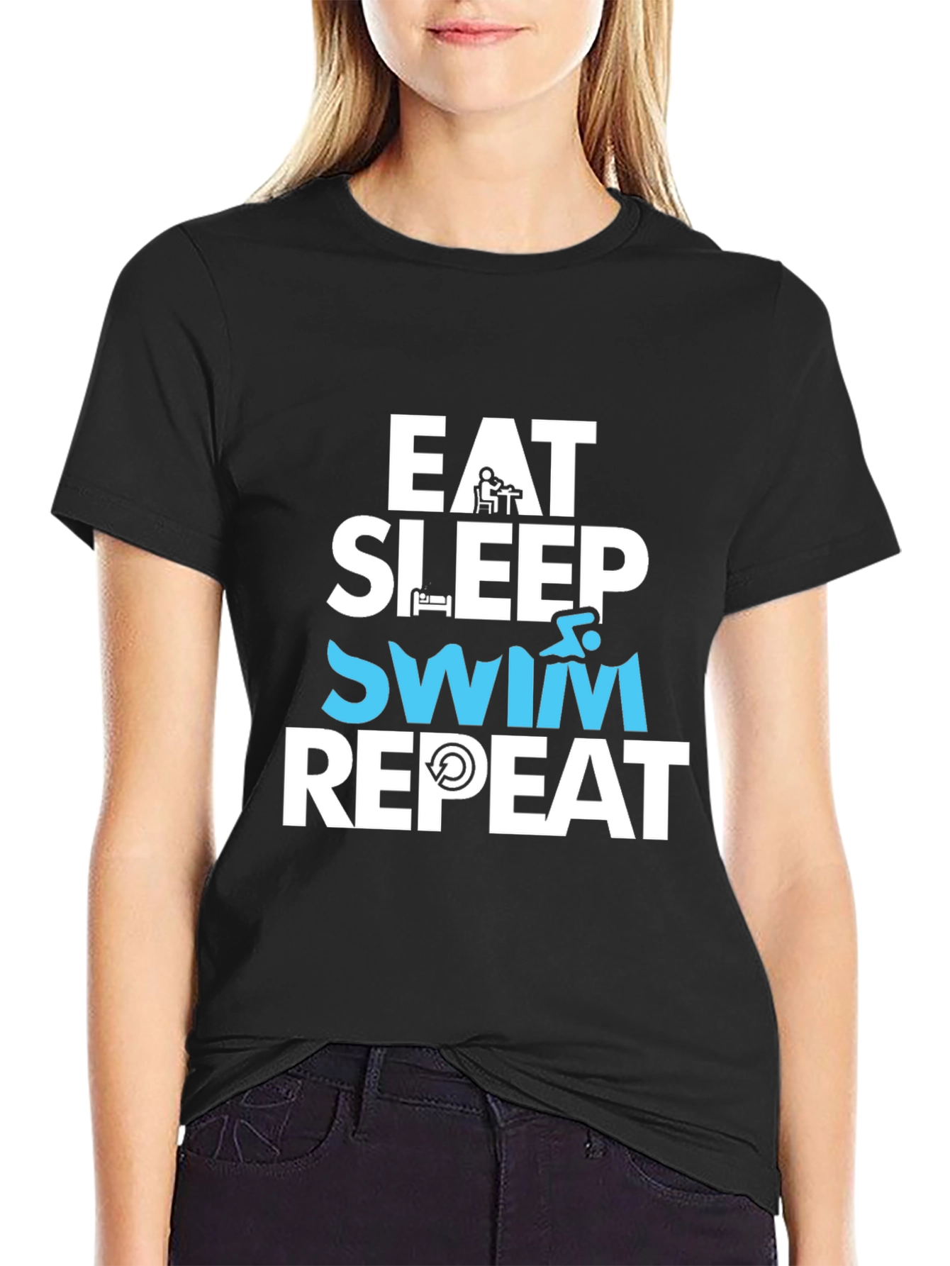 Eat Sleep Swim Repeat T-Shirt