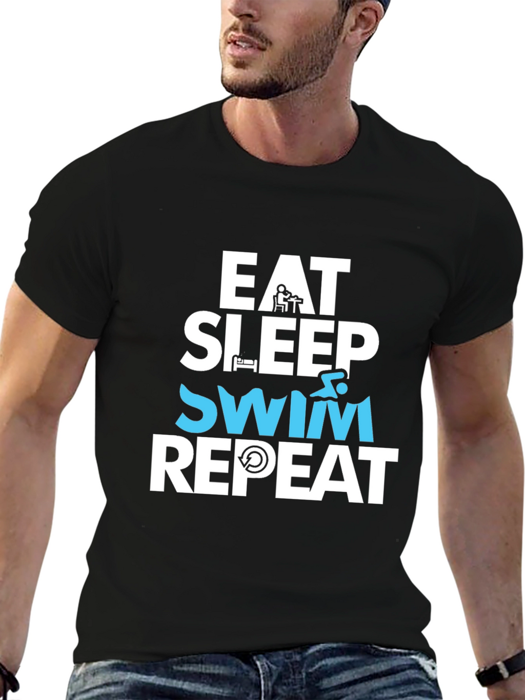 Eat Sleep Swim Repeat T-Shirt