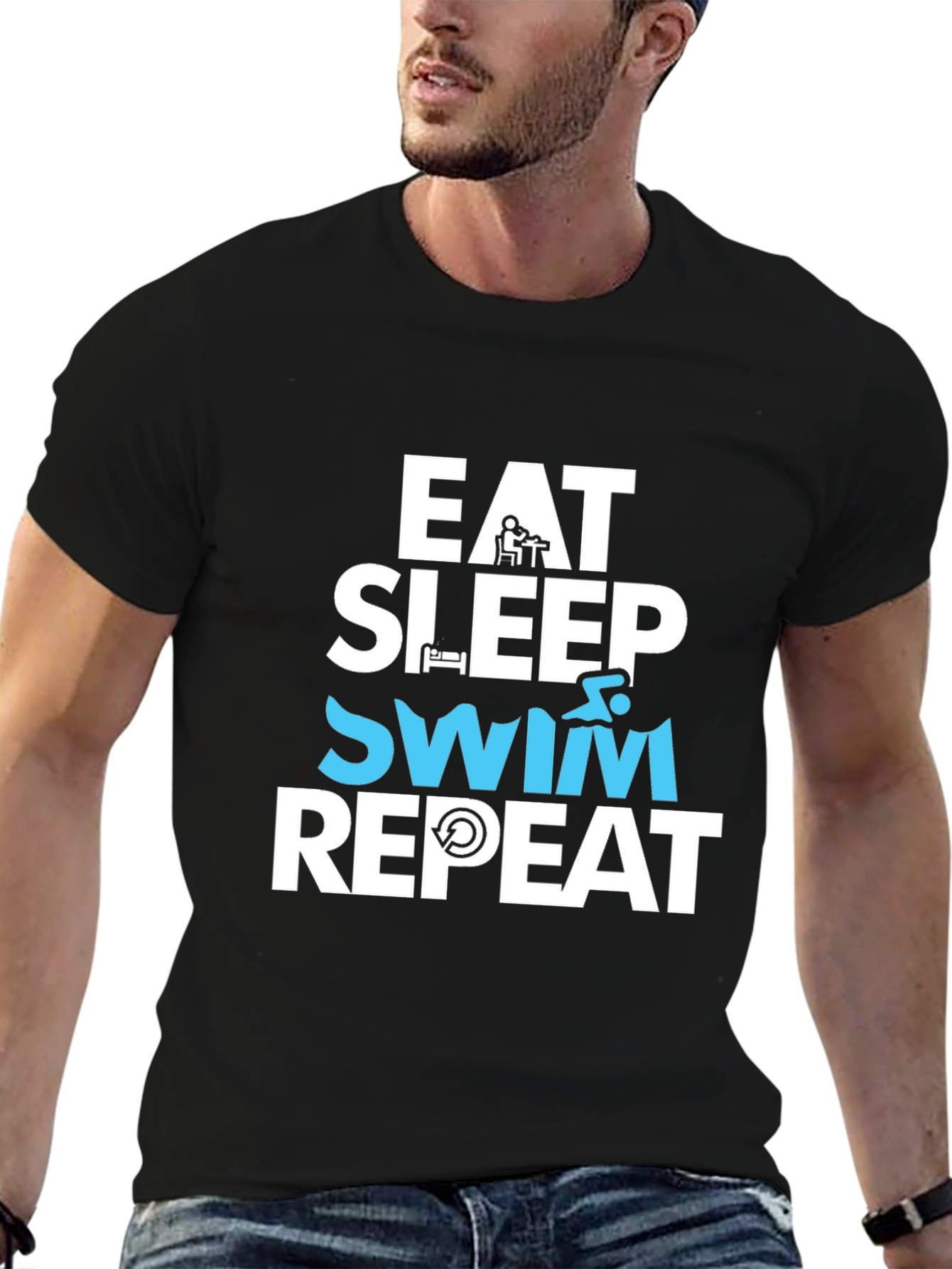 Eat Sleep Swim Repeat T-Shirt