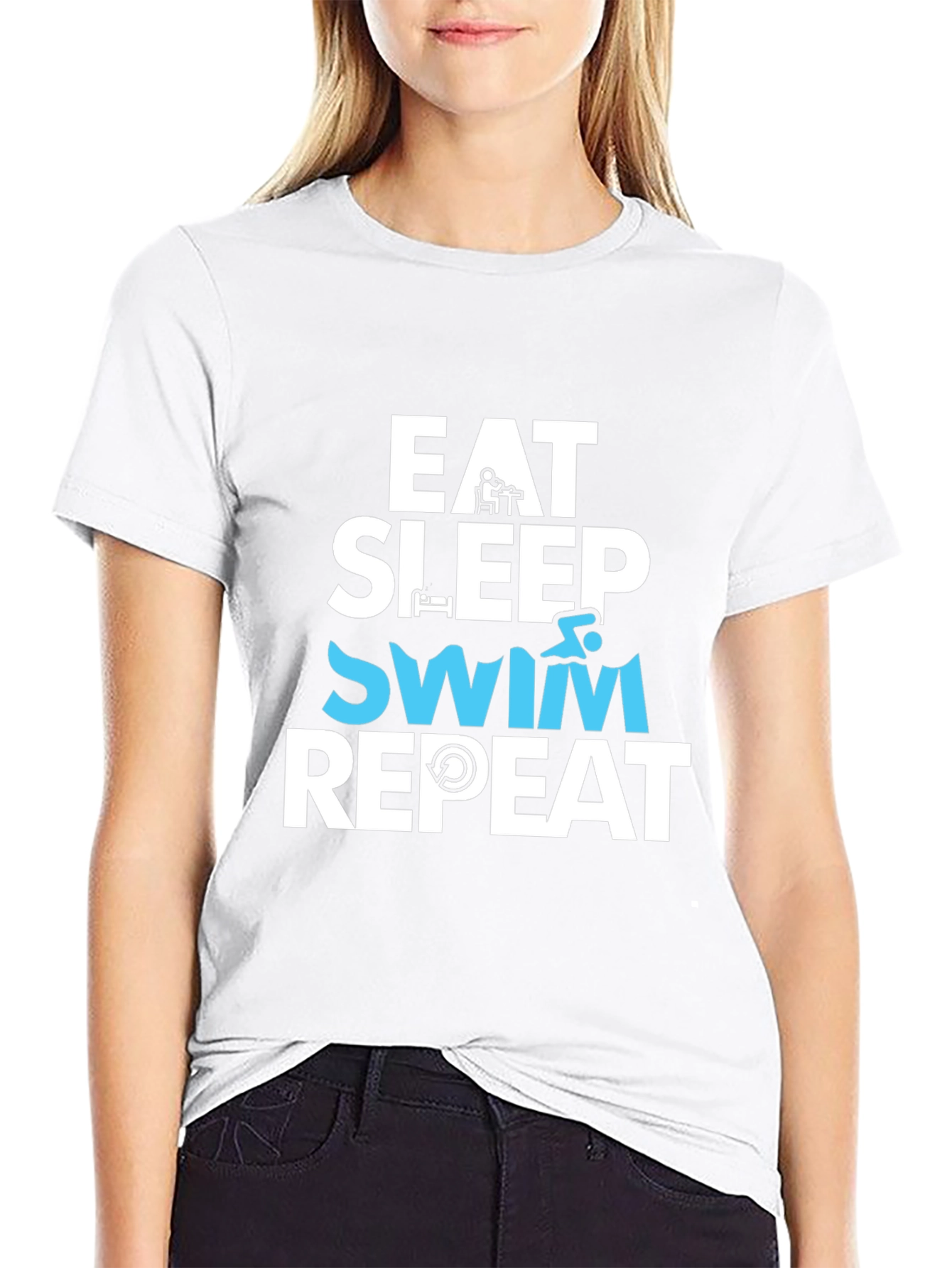 Eat Sleep Swim Repeat T-Shirt