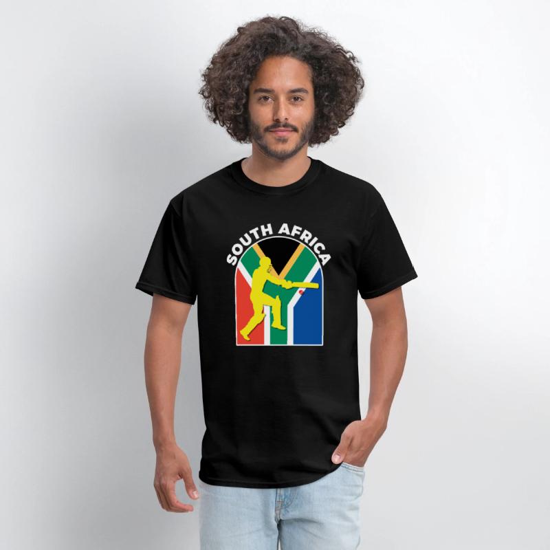 South Africa Cricket Batsman South Africa Flag