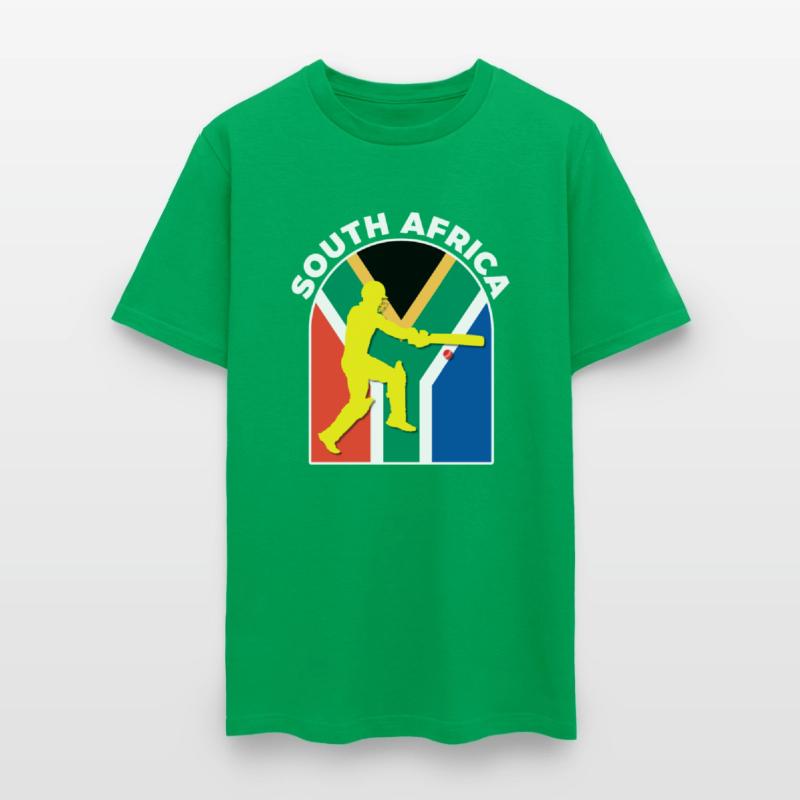 South Africa Cricket Batsman South Africa Flag