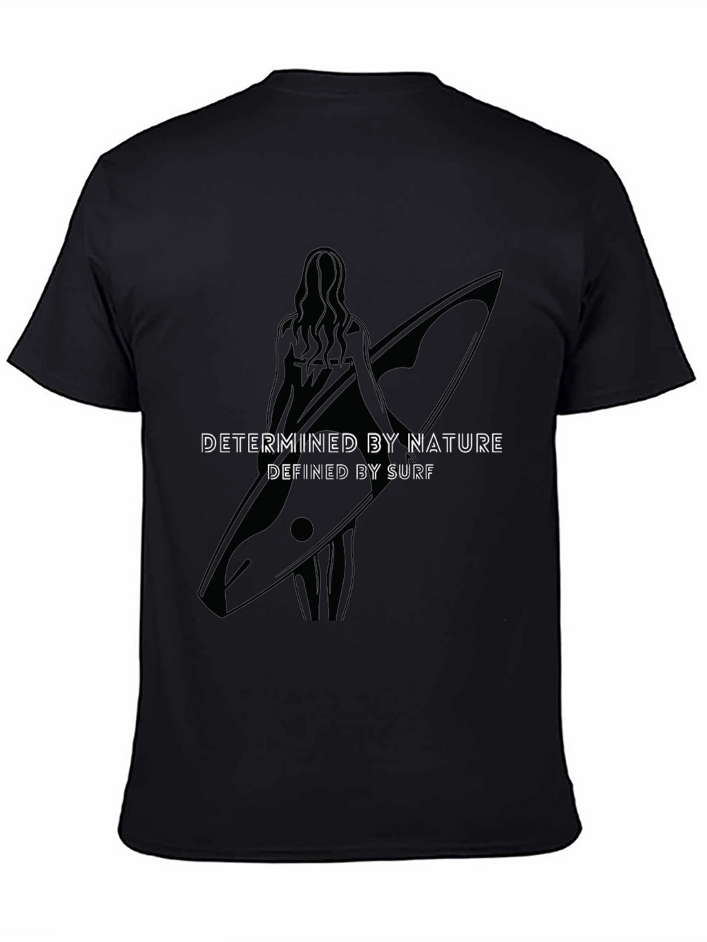 Surfboard Graphic Tee: Determined by Nature