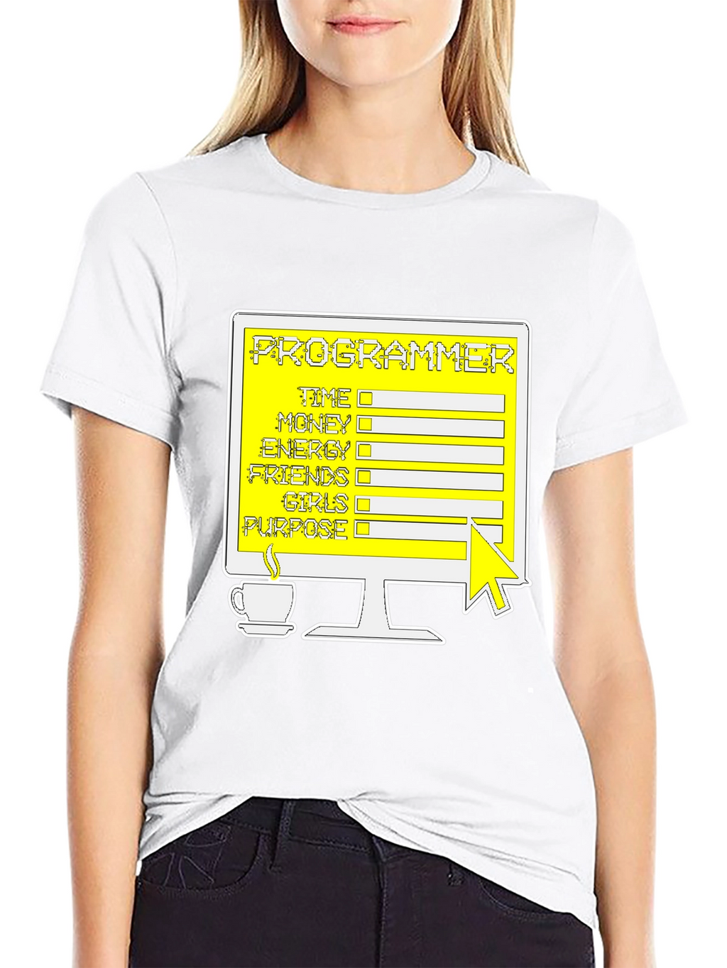 Programmer T-Shirt: Coding Checklist Novelty Tee