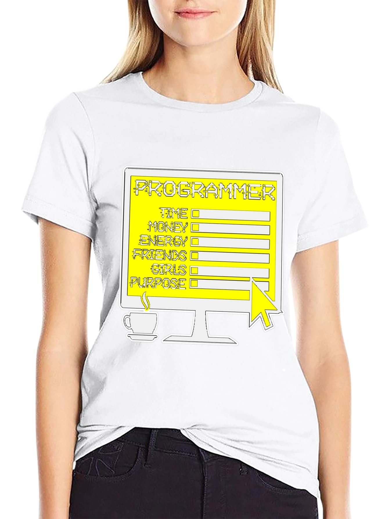 Programmer T-Shirt: Coding Checklist Novelty Tee