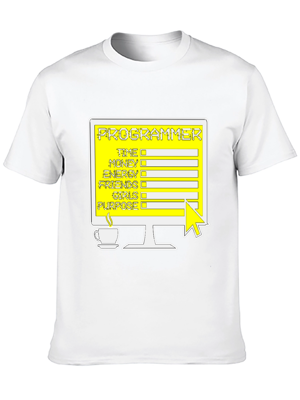 Programmer T-Shirt: Coding Checklist Novelty Tee