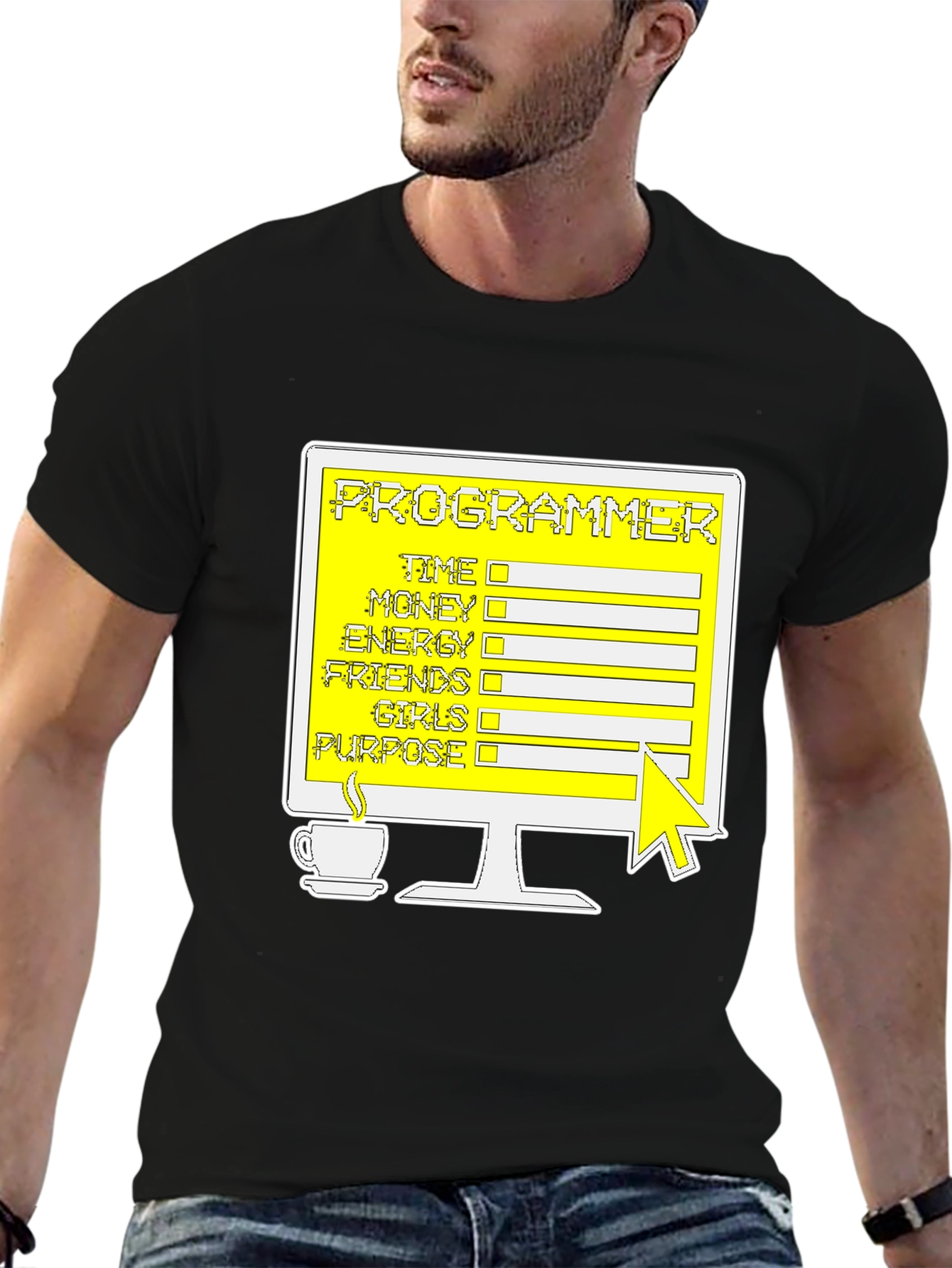 Programmer T-Shirt: Coding Checklist Novelty Tee