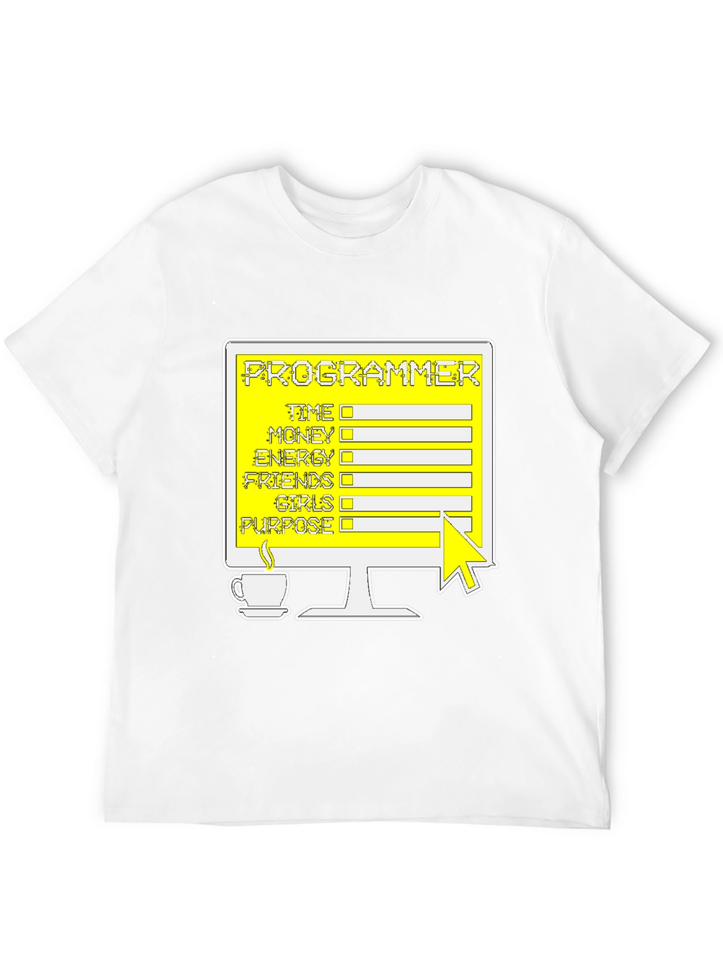 Programmer T-Shirt: Coding Checklist Novelty Tee