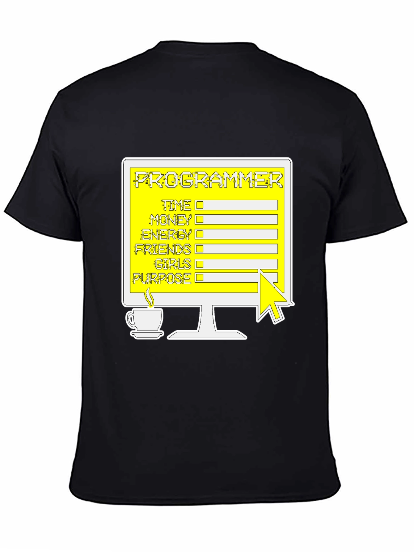 Programmer T-Shirt: Coding Checklist Novelty Tee