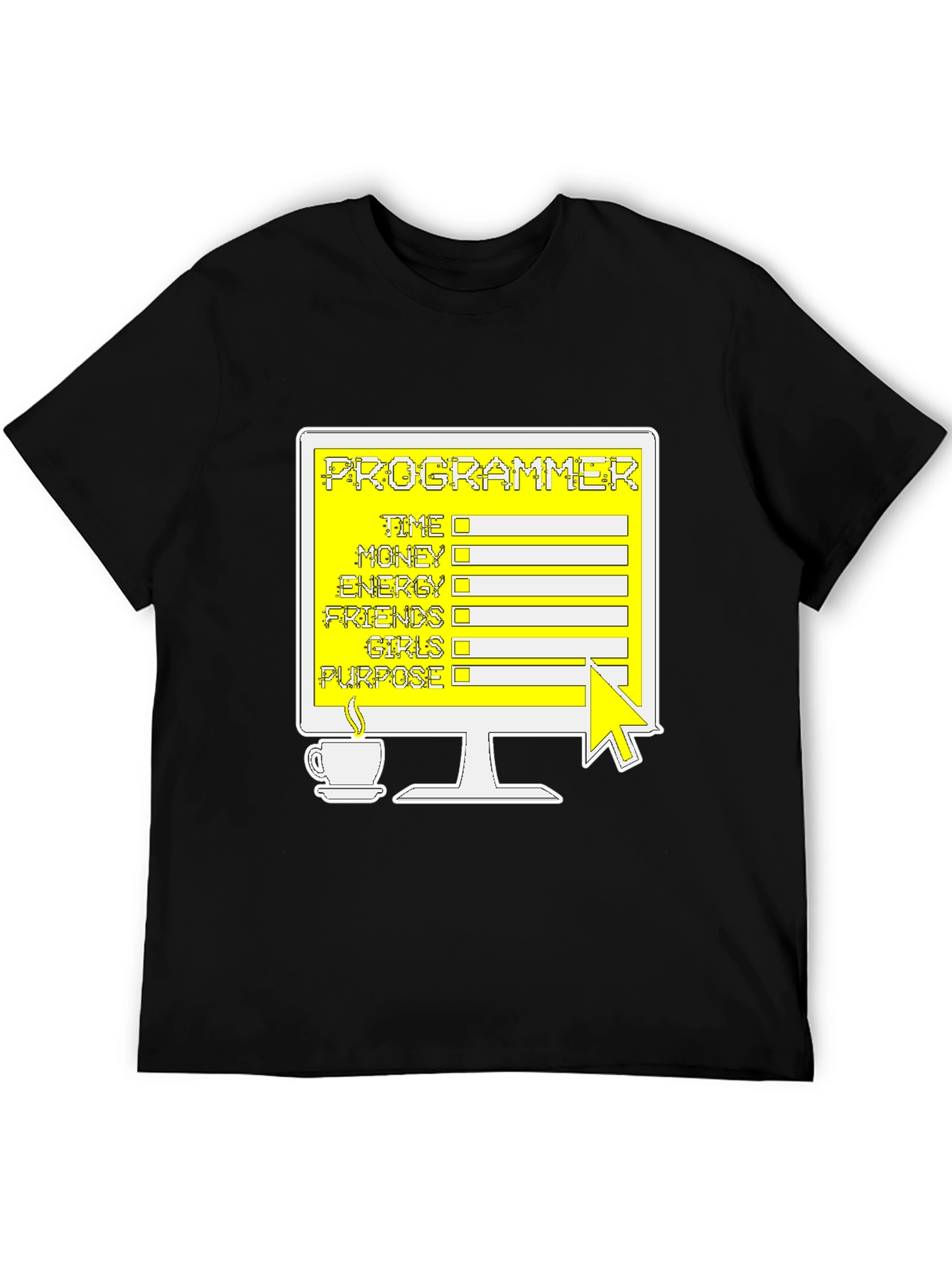 Programmer T-Shirt: Coding Checklist Novelty Tee
