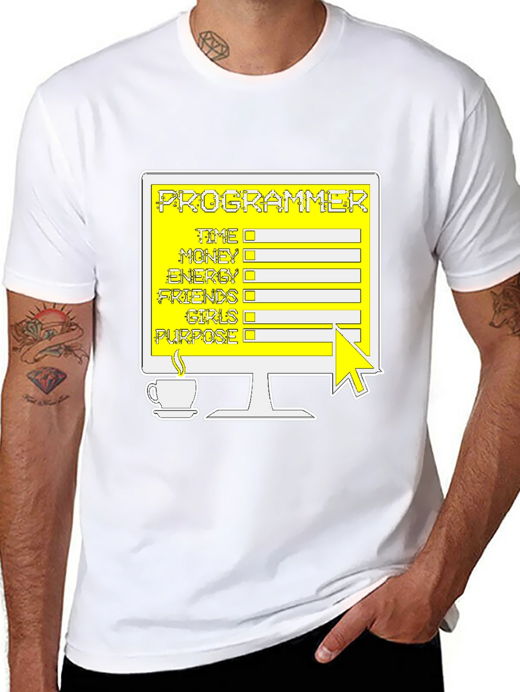 Programmer T-Shirt: Coding Checklist Novelty Tee