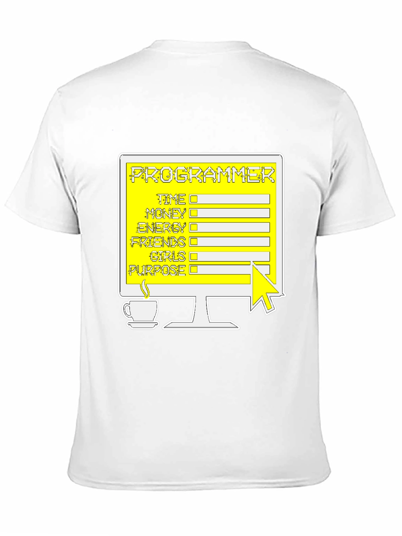 Programmer T-Shirt: Coding Checklist Novelty Tee