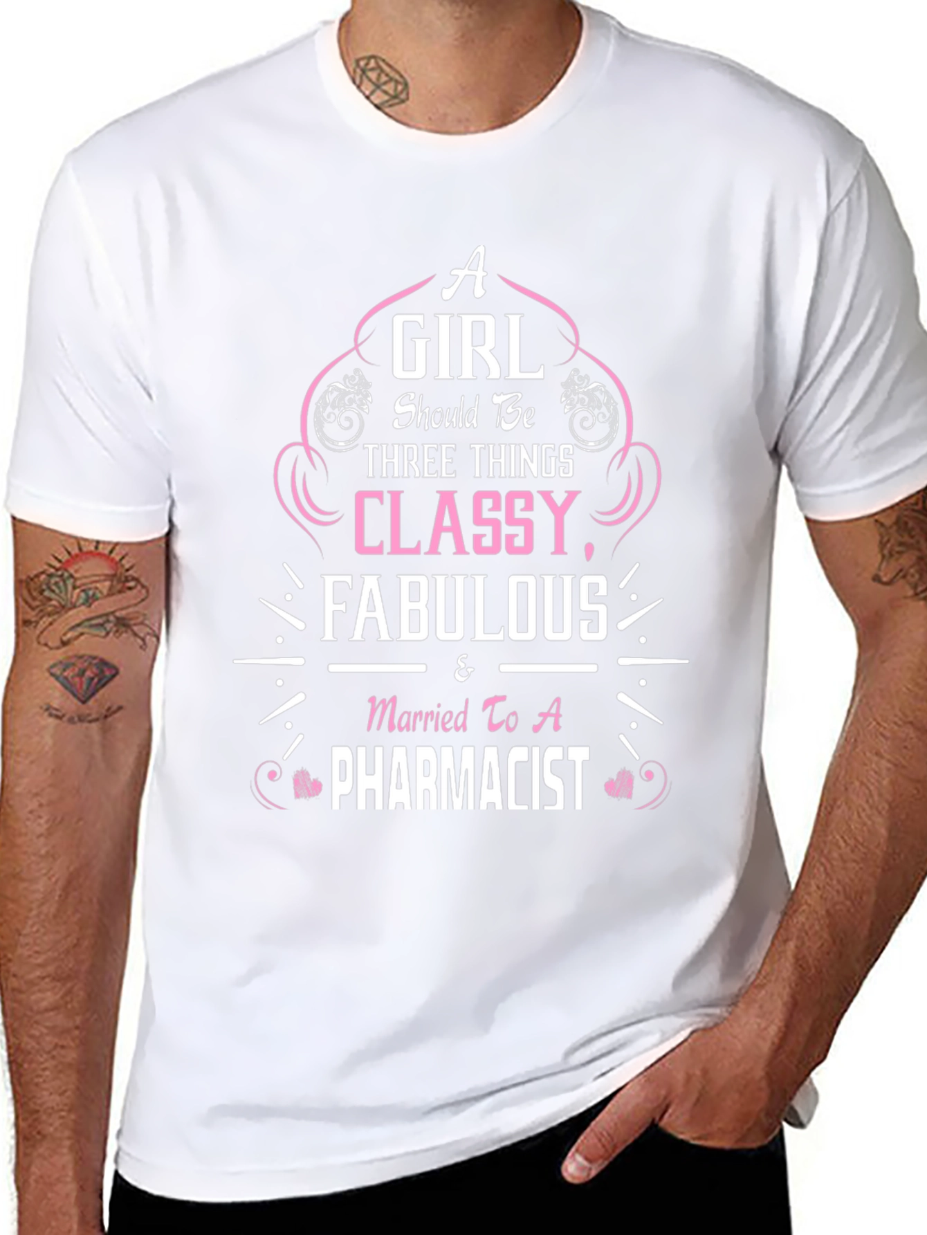 Classy Fabulous Pharmacist Wife T-Shirt