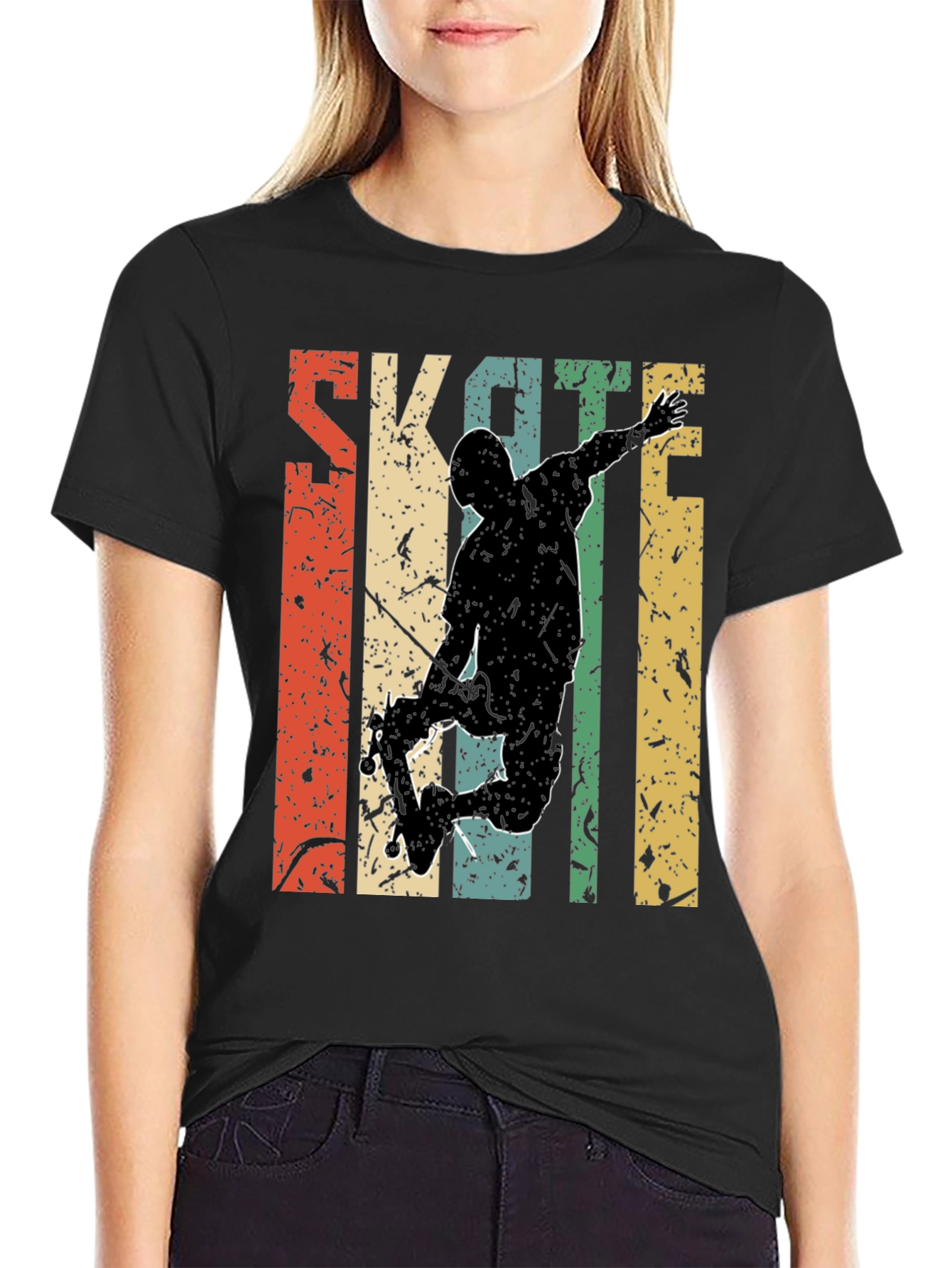 Retro Skateboarding Graphic Tee