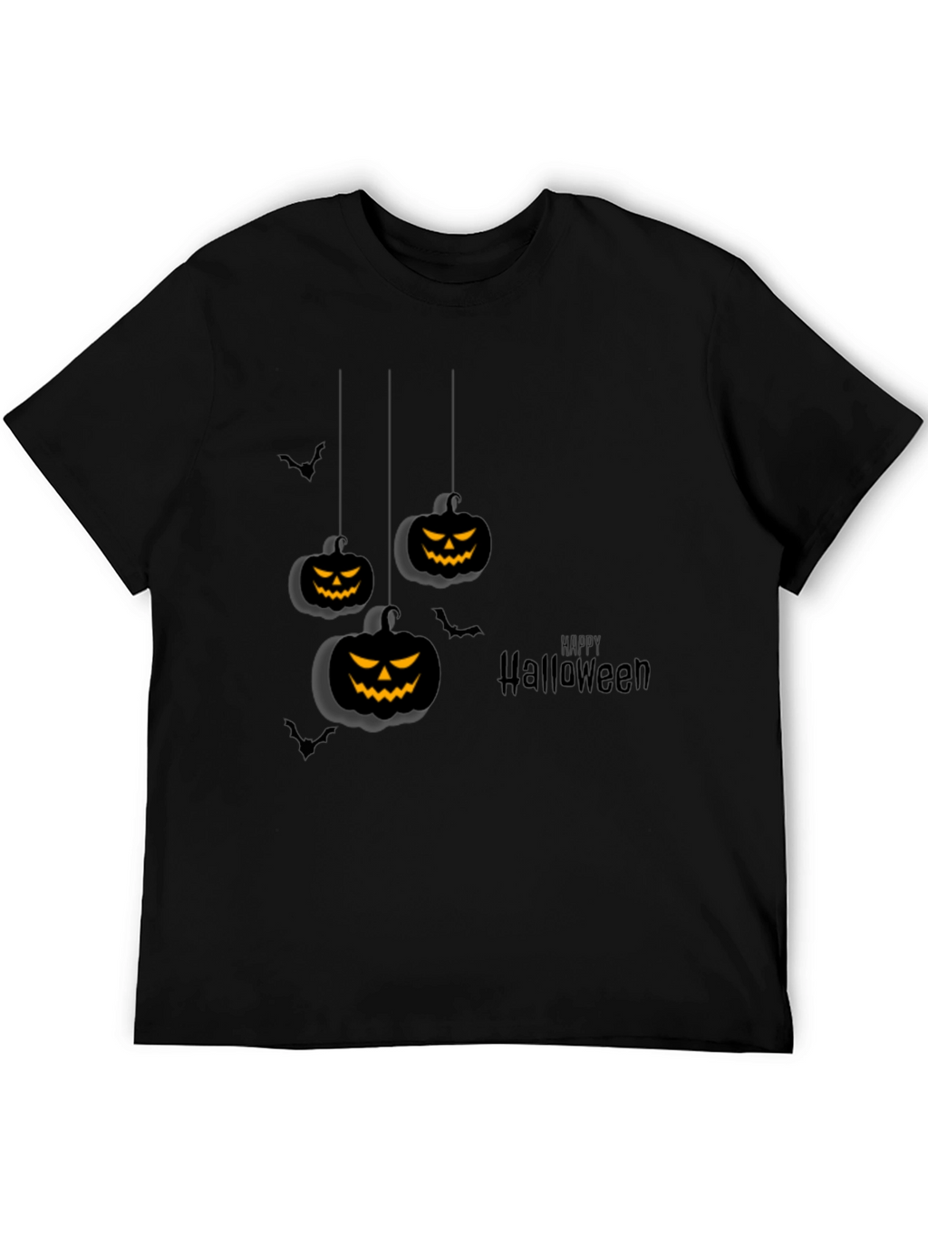Halloween Pumpkin Graphic Tee - Spooky Season Shirt