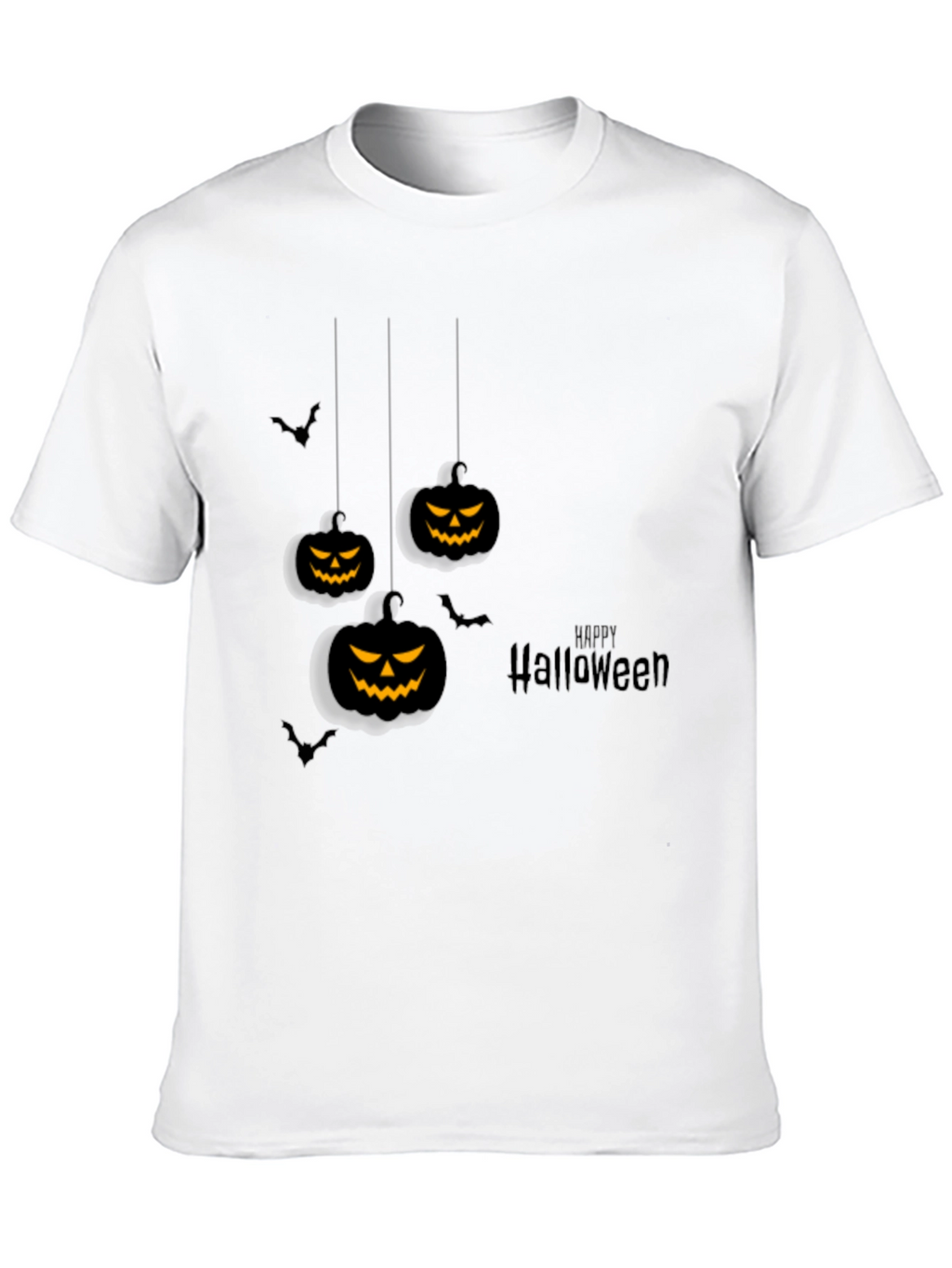 Halloween Pumpkin Graphic Tee - Spooky Season Shirt