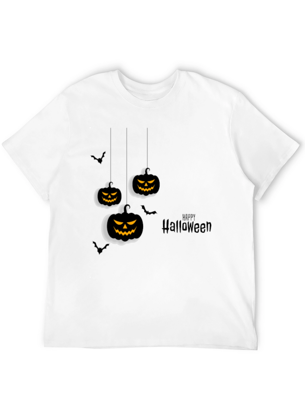 Halloween Pumpkin Graphic Tee - Spooky Season Shirt