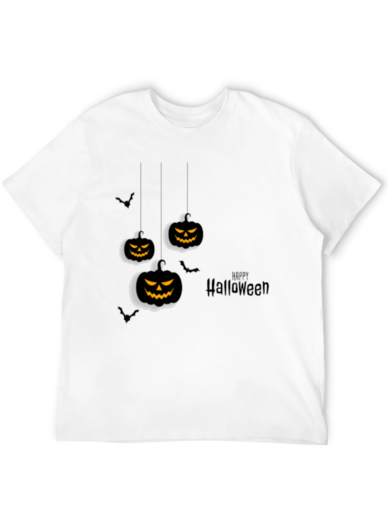 Halloween Pumpkin Graphic Tee - Spooky Season Shirt