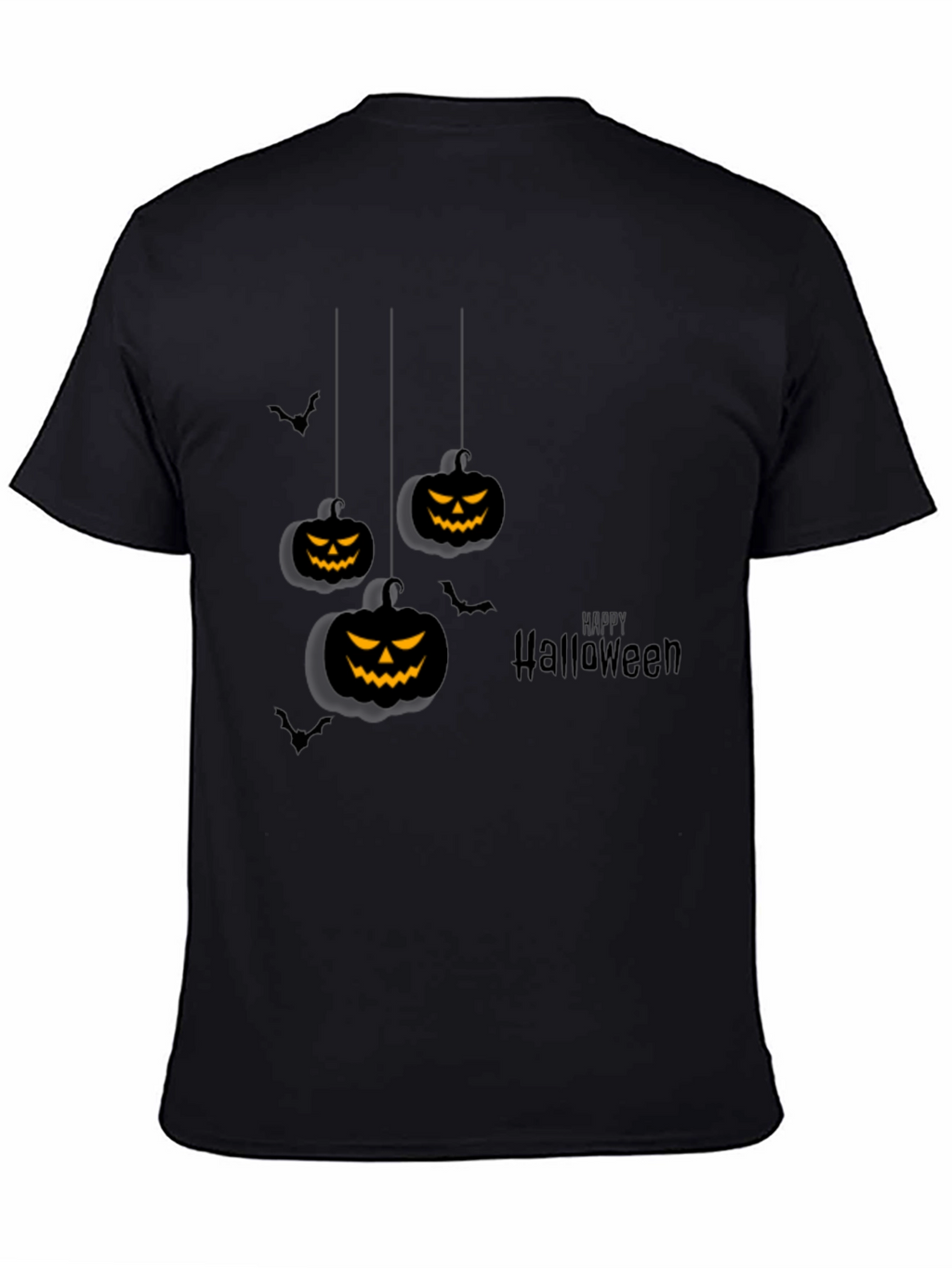 Halloween Pumpkin Graphic Tee - Spooky Season Shirt
