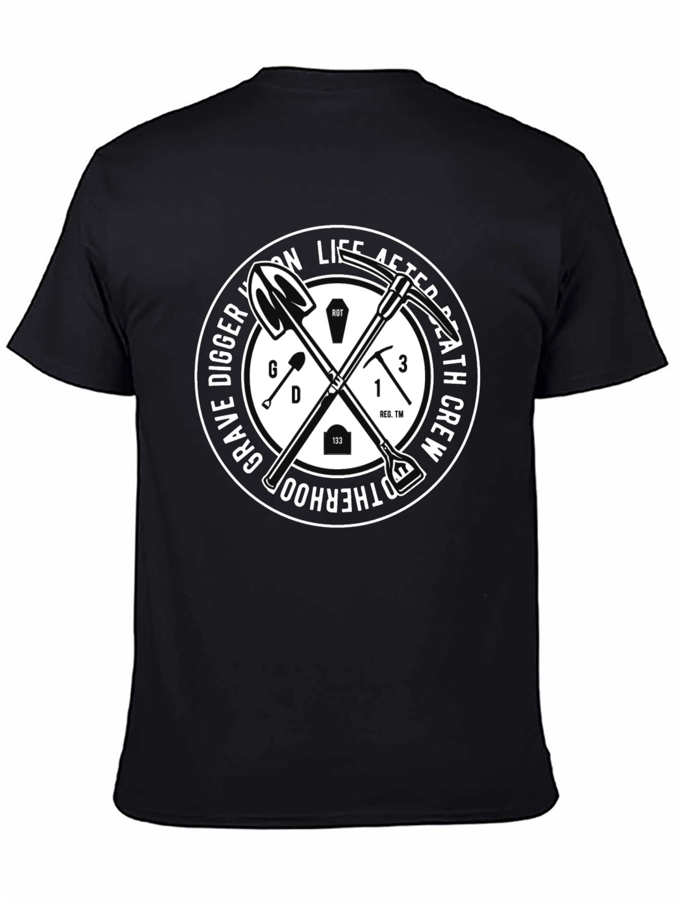 Grave Digger Brotherhood Black T-Shirt
