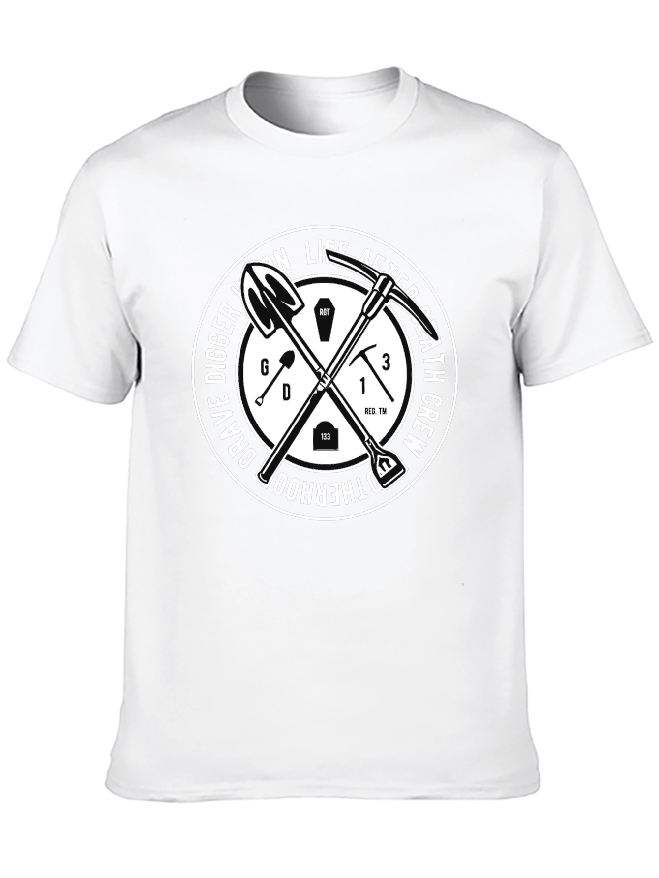 Grave Digger Brotherhood Black T-Shirt