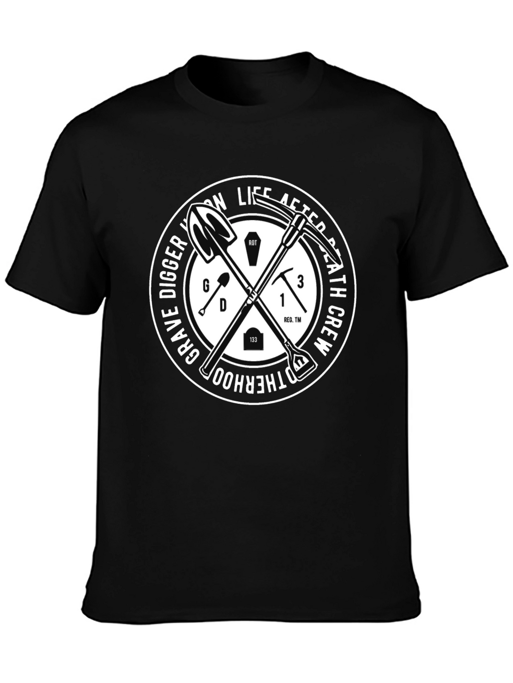 Grave Digger Brotherhood Black T-Shirt