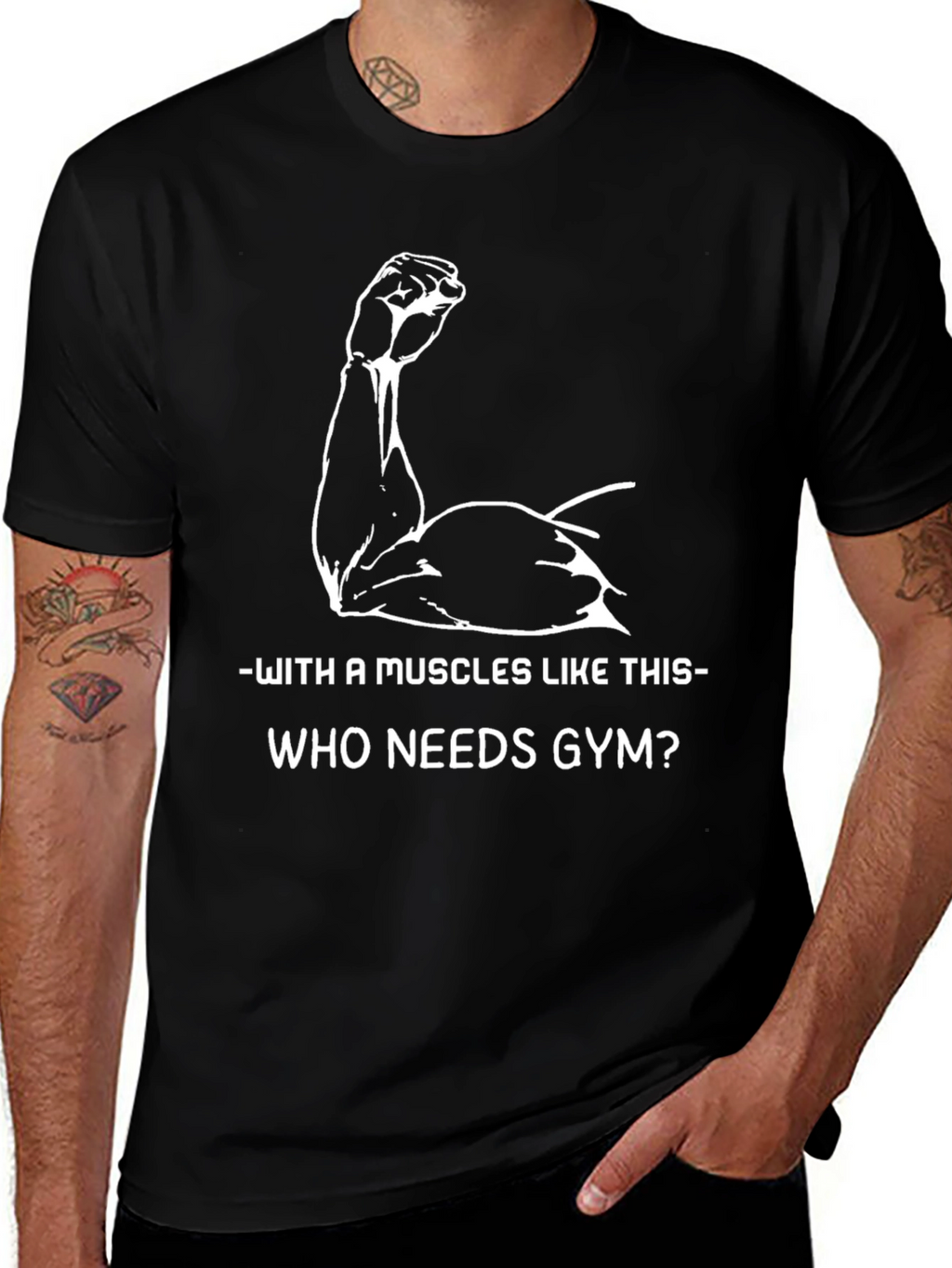Muscles Like This T-Shirt - Gym Humor Tee