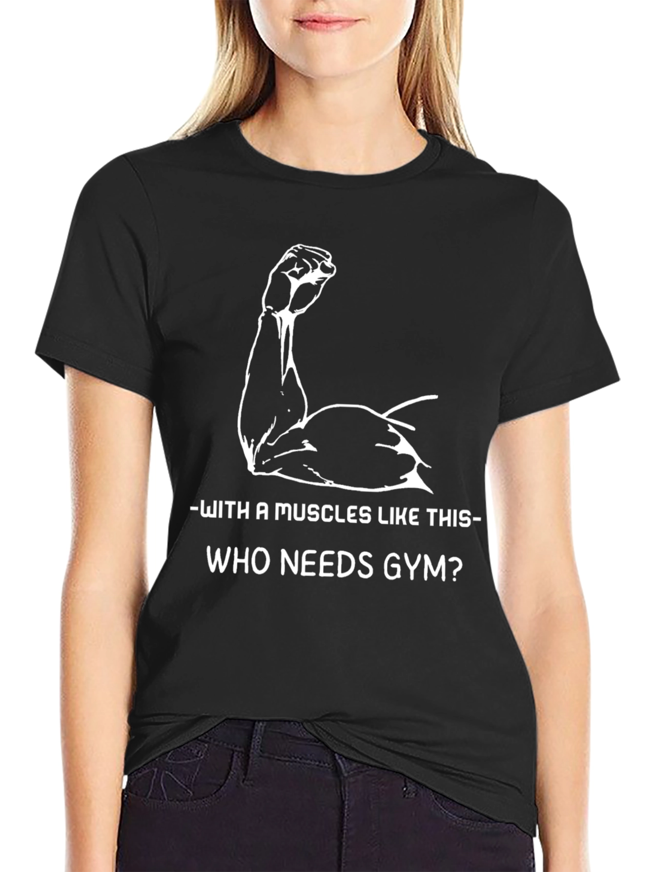 Muscles Like This T-Shirt - Gym Humor Tee