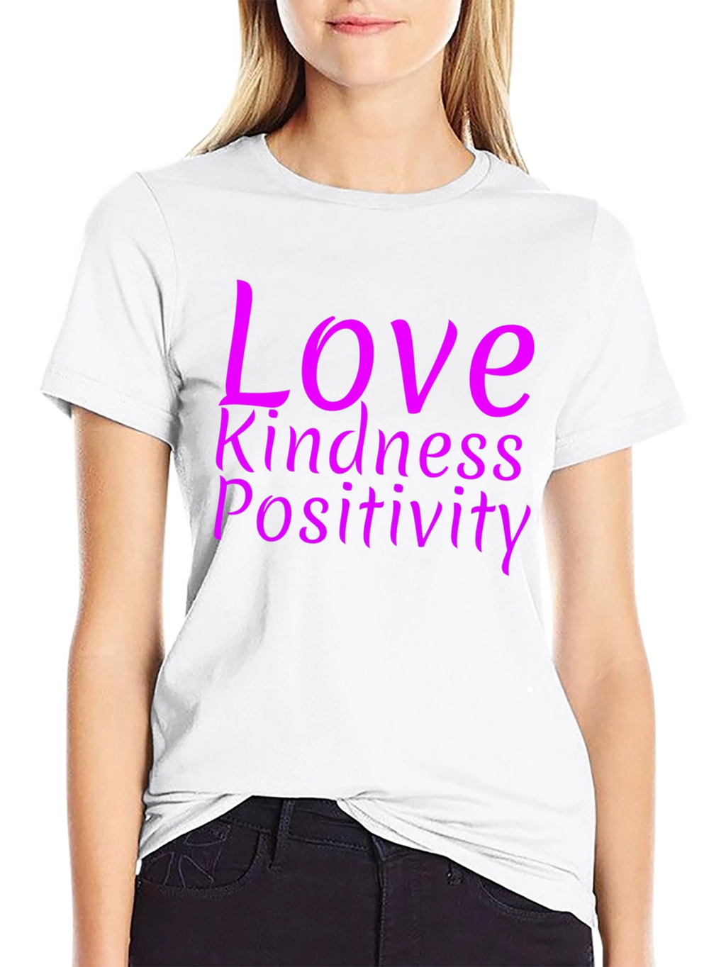 Love Kindness Positivity Graphic Tee
