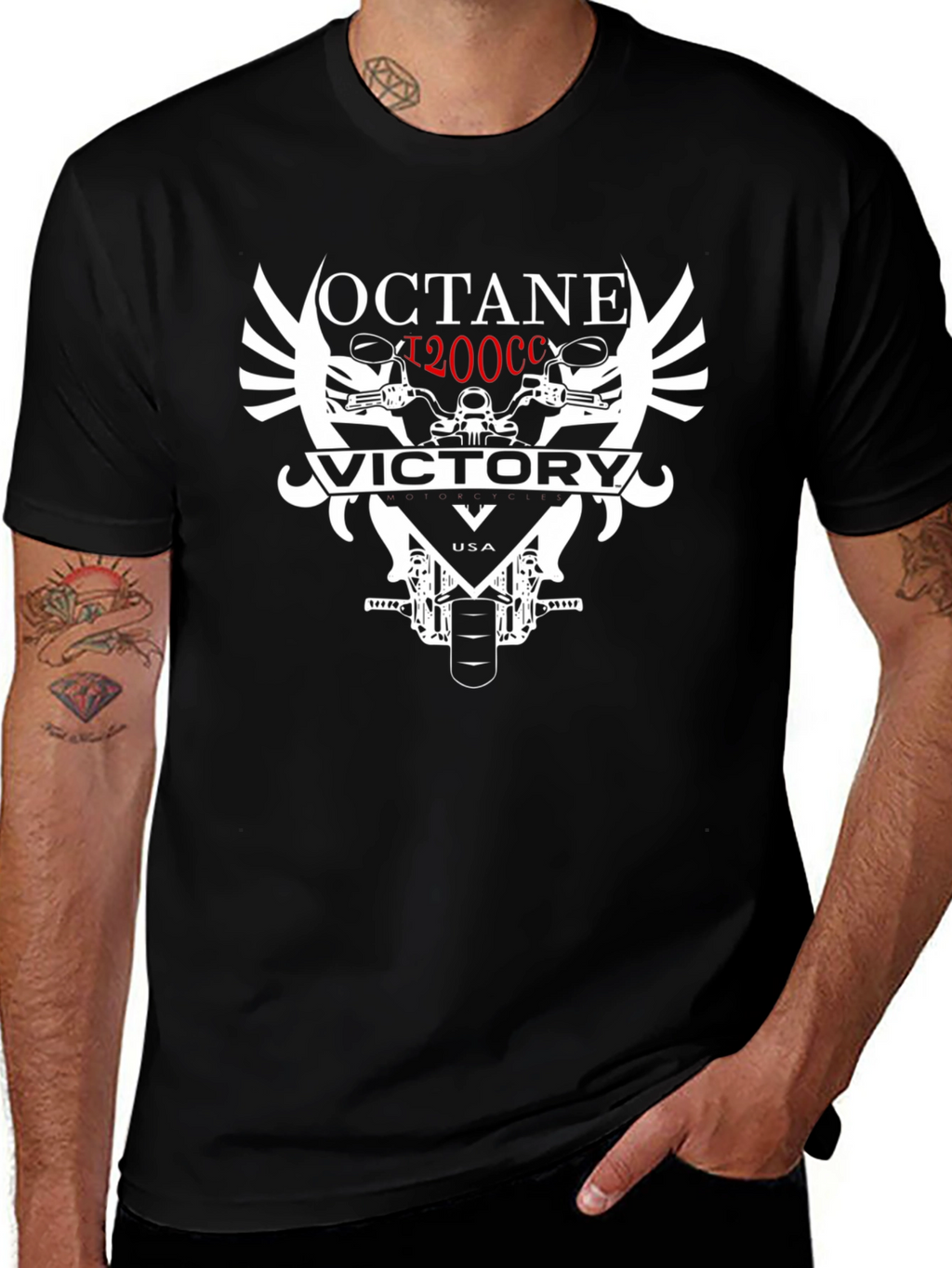 Octane Victory Motorcycle Graphic Tee