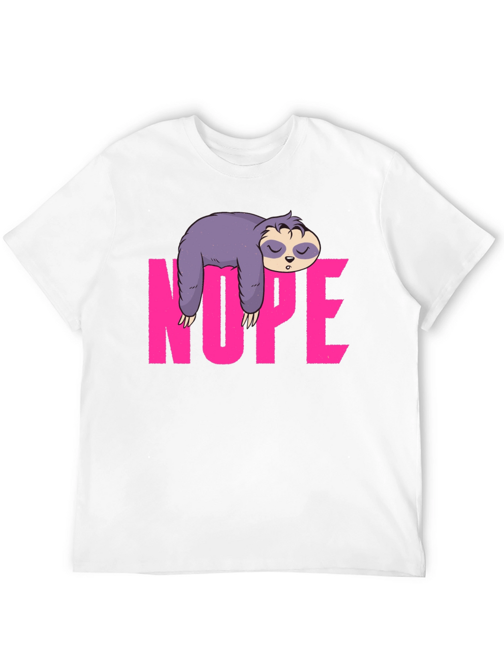 Sloth Nope Graphic Tee - Relaxed Fit