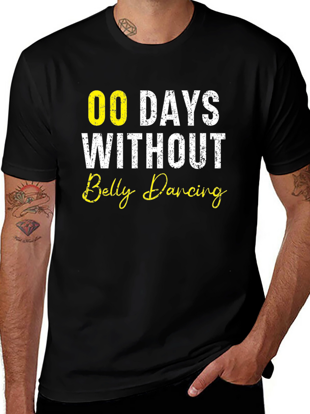 Funny Belly Dancing T-Shirt - 00 Days