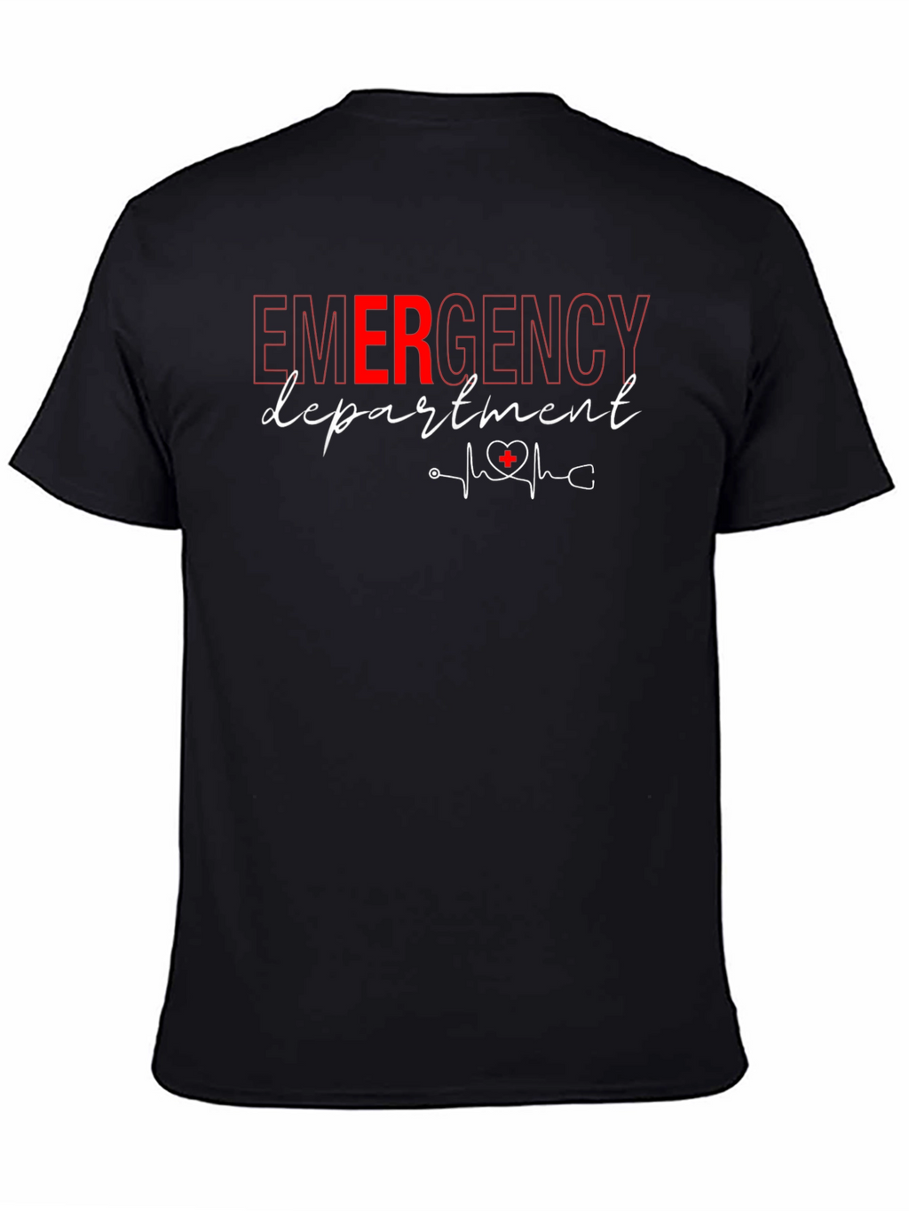 Emergency Department Heartbeat T-Shirt - Medical Staff Apparel