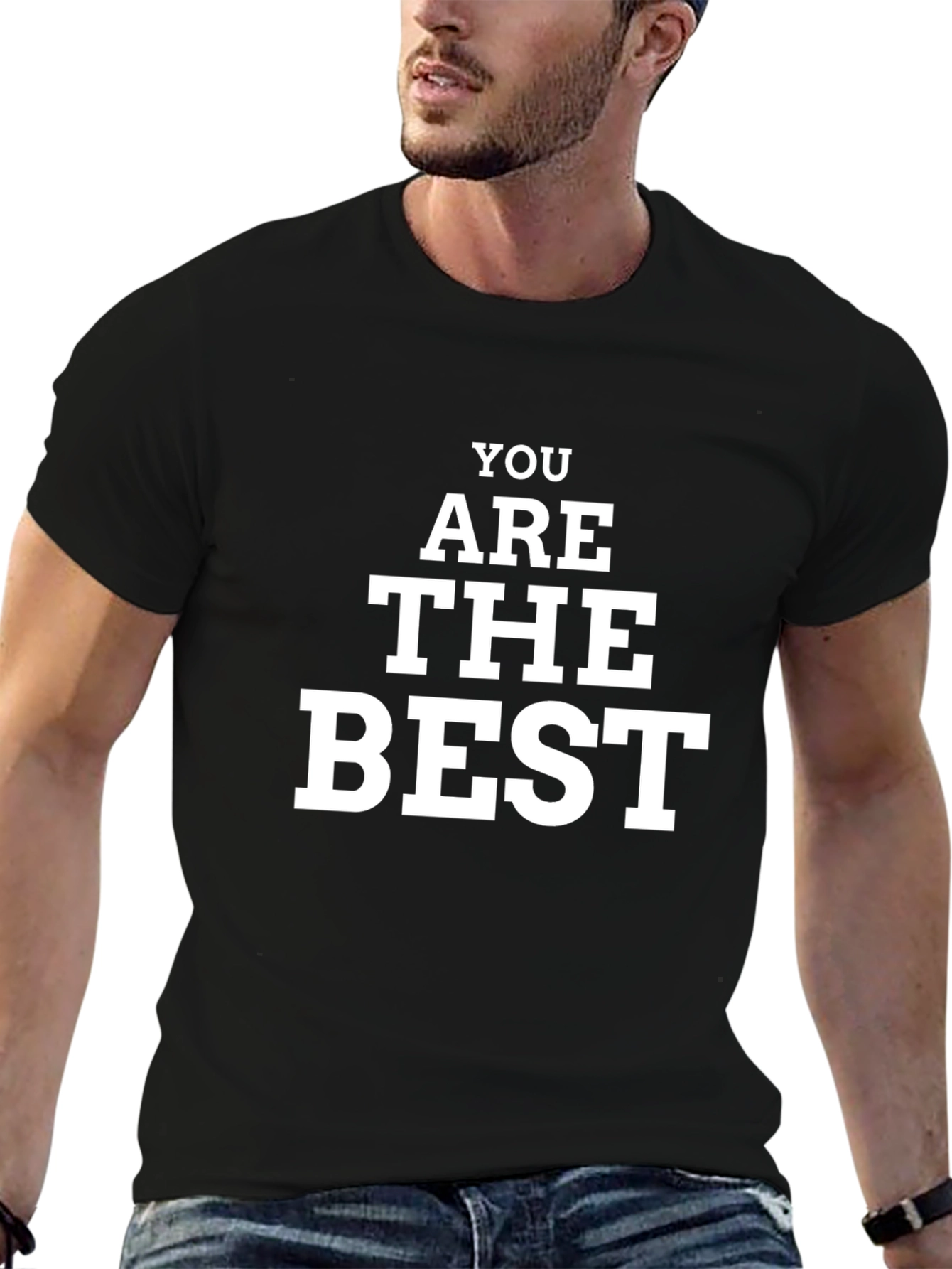 You Are The Best Black Graphic T-Shirt