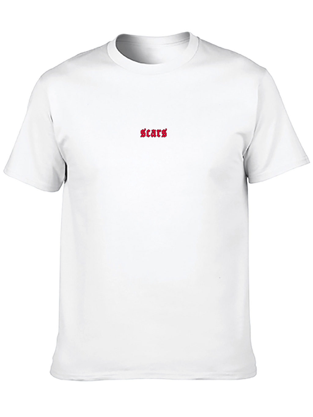 Scars Embroidered Black T-Shirt