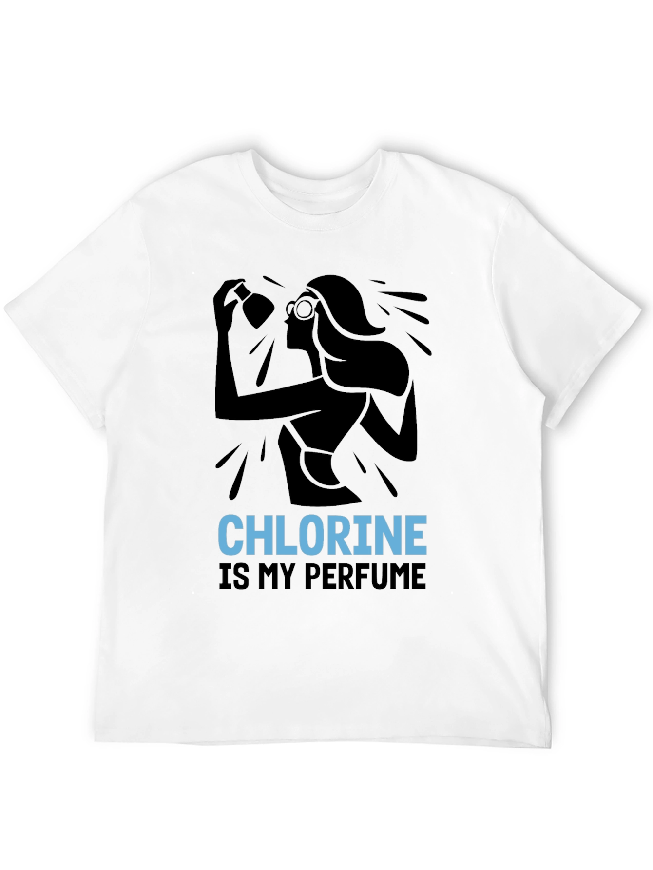 Chlorine Perfume T-Shirt - Swimmer Apparel