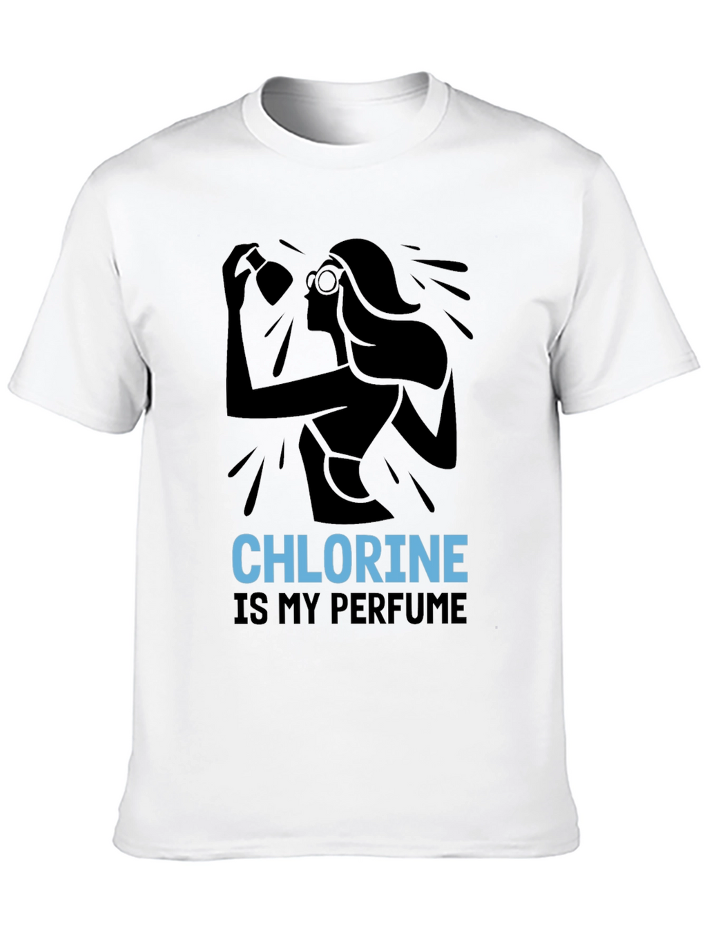 Chlorine Perfume T-Shirt - Swimmer Apparel