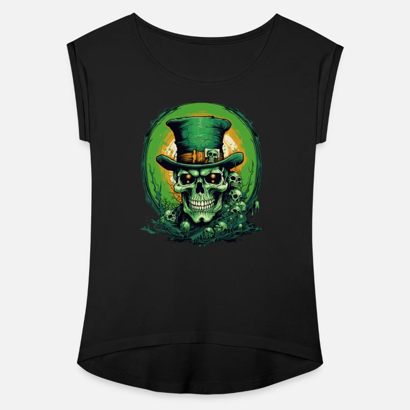 St Patrick's Day skull