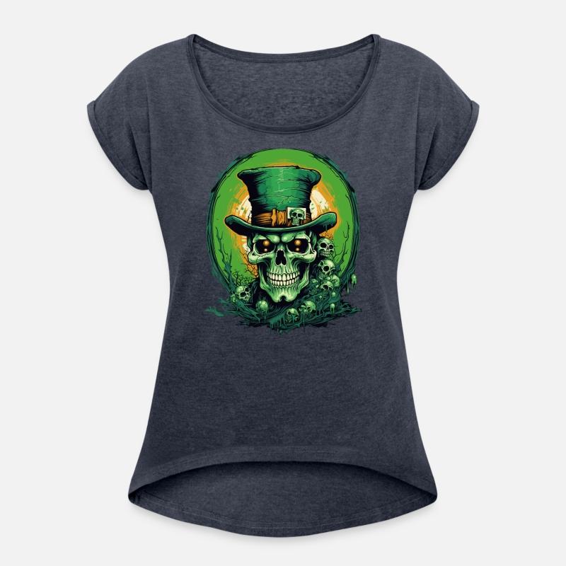 St Patrick's Day skull