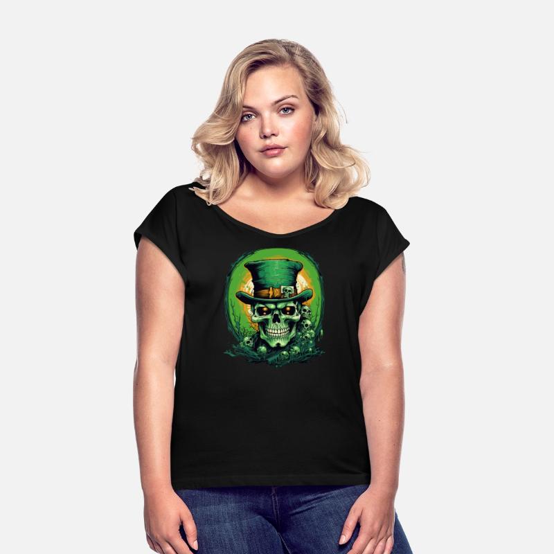 St Patrick's Day skull