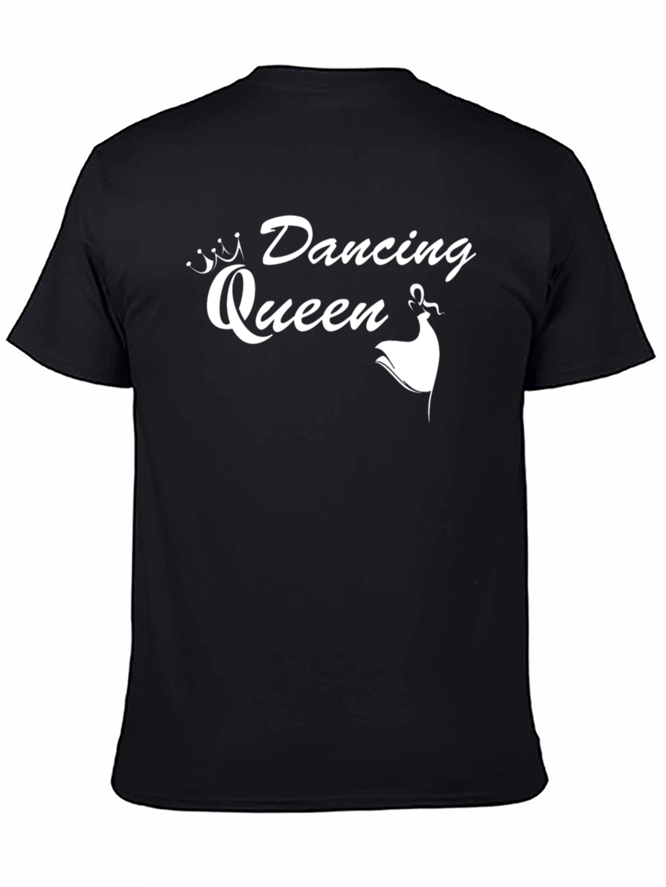 Dancing Queen T-Shirt - Black Cotton Tee