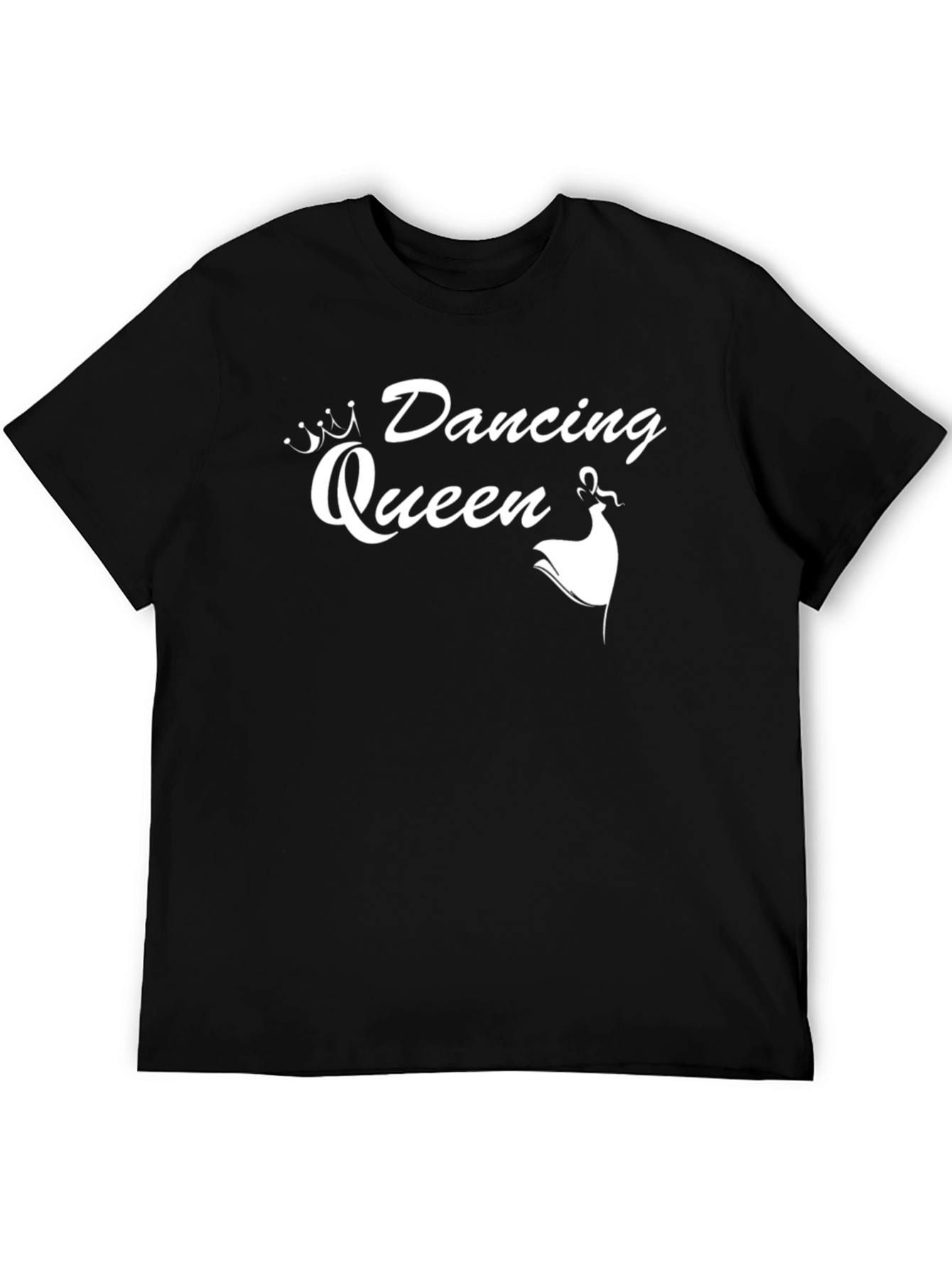 Dancing Queen T-Shirt - Black Cotton Tee