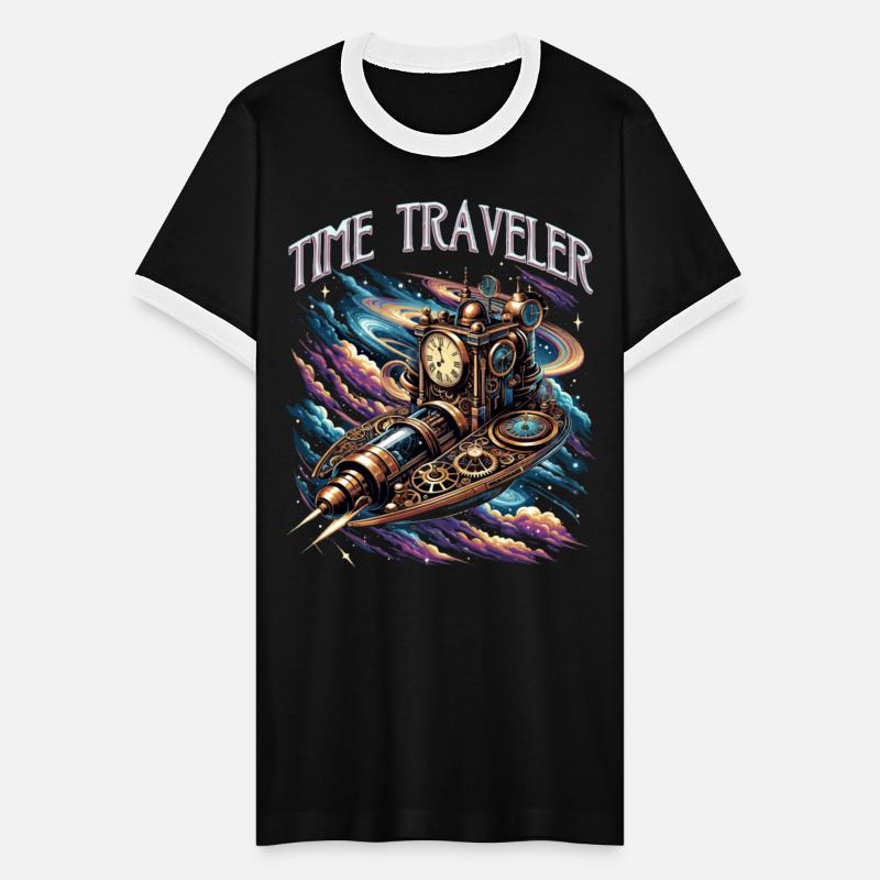 Steampunk Time Traveler Machine Adventure Art