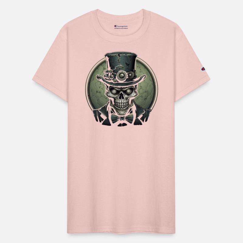 Steampunk zombie skull