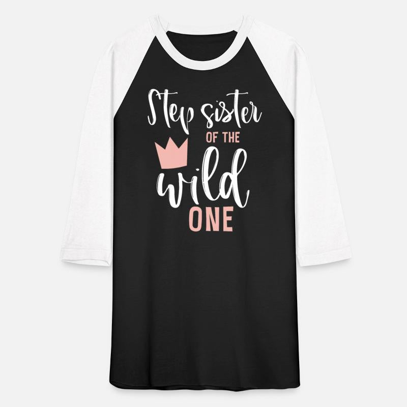Stepsister of the Wild One Girl 1st Birthday Pink