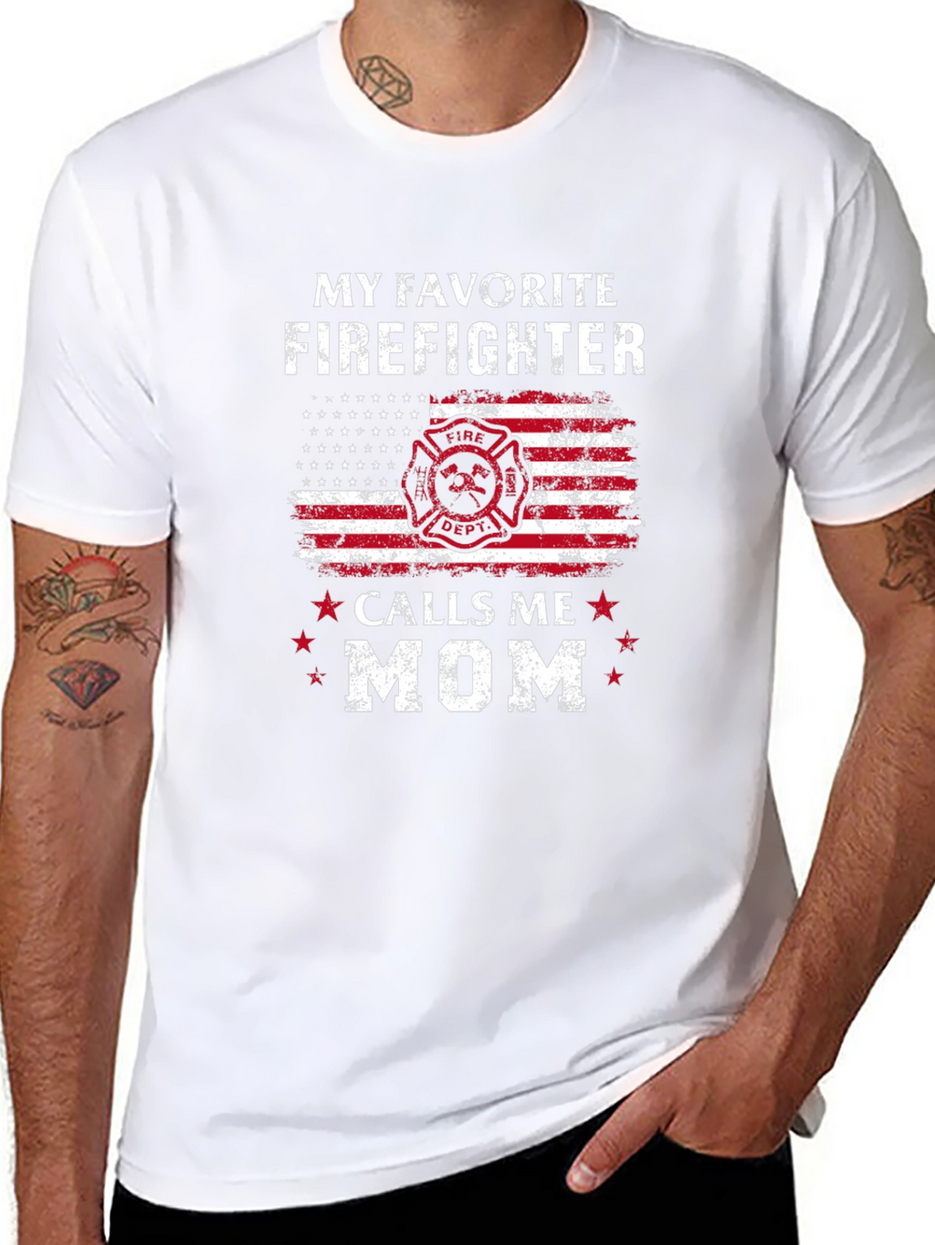 Firefighter Mom Graphic Tee