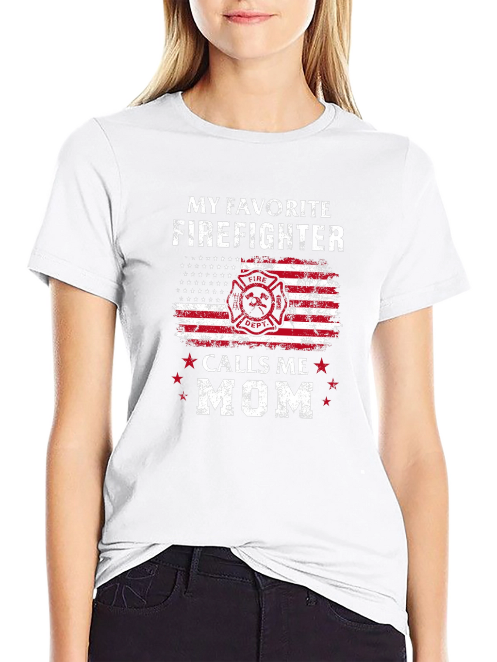Firefighter Mom Graphic Tee