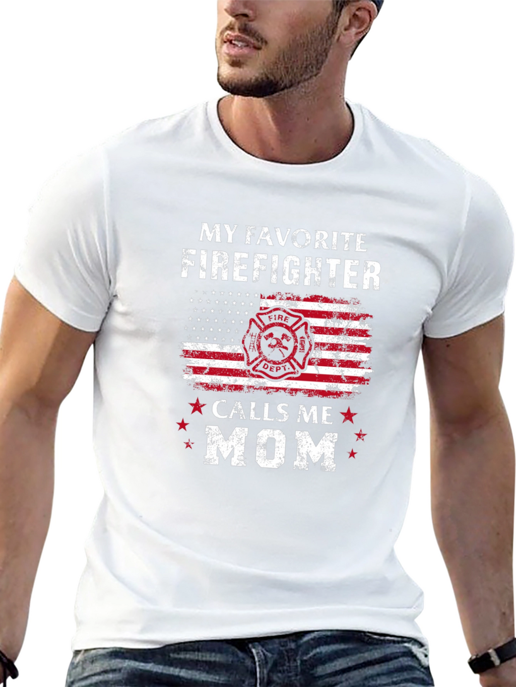 Firefighter Mom Graphic Tee