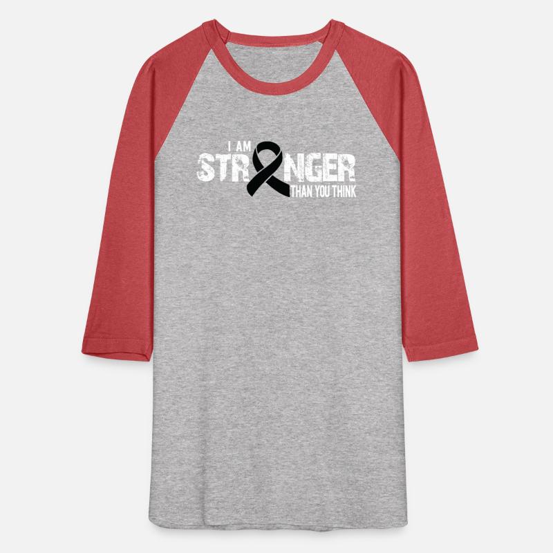 Stronger- Skin Cancer Awareness Ribbon Shirt